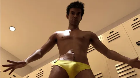 Heißes schwules Duo wird in der Öffentlichkeit unordentlich mit einer Mischung aus Alten und Jungen